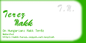 terez makk business card